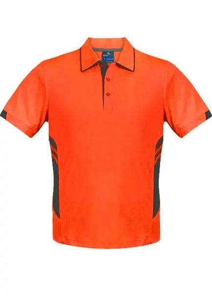 Aussie Pacific Tasman Men's Work Polo Shirt 1311 - Simply Scrubs Australia Neon-Orange-Slate-5XL
